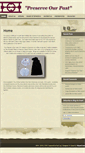 Mobile Screenshot of preserveourpast.org